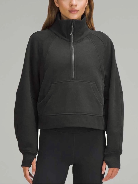 lululemon athletica Tops - C014 LULULEMON Cropped Scuba Half Zip